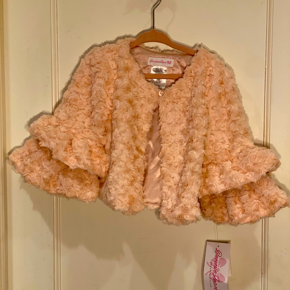 Bonnie Jean Faux Fur Jacket Little Girl